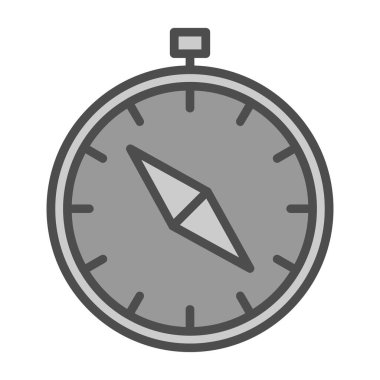 vector illustration of Compass modern icon            