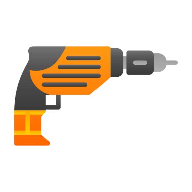 Sondaj makinesi ikon vektör çizimi