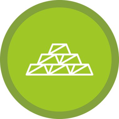 beautiful pyramid glyph vector icon