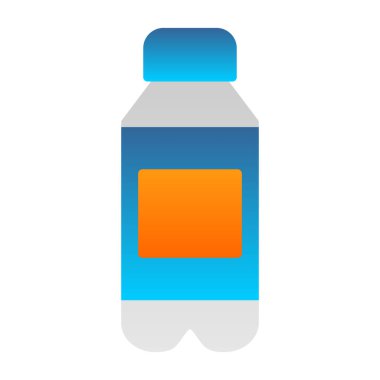 Plastik şişe simgesi, basit tarzı