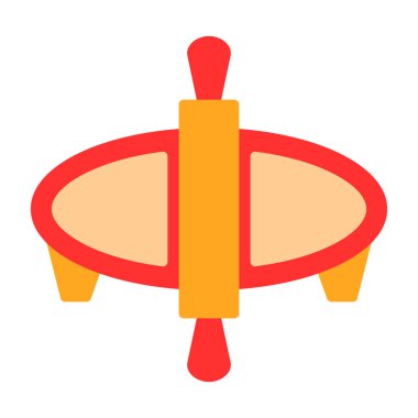 bebek oyuncak düz vektör simgesi