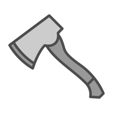 Balta simgesi, çizgi film tarzı. vektör illüstrasyonu                 