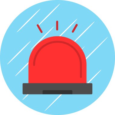 Şemsiye. Web simgesi basit illüstrasyon