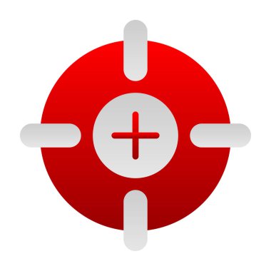 Basit düz Kalibrasyon vektör çizimi