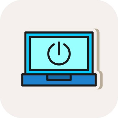 Renkli bir arkaplanda geliştirme için web simgesi