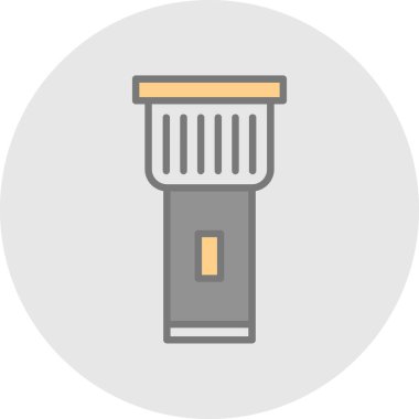 Pil renkli vektör simgesi