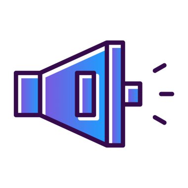 vektör sözcüsü Simgesi illüstrasyonu 