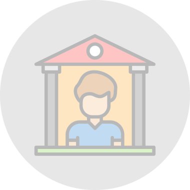 Yapı simgesinin vektör illüstrasyonu