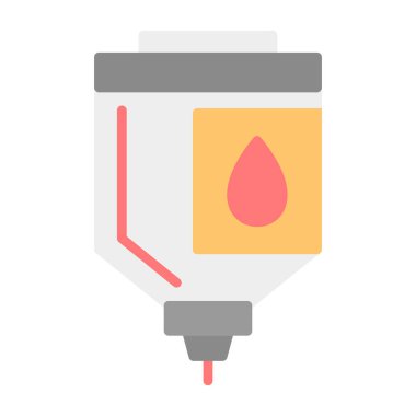 kan testi renk vektörü simgesi