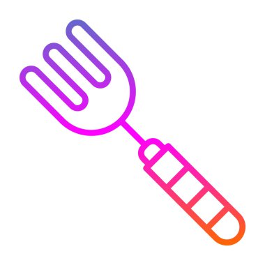 çatal simgesi vektör illüstrasyonu