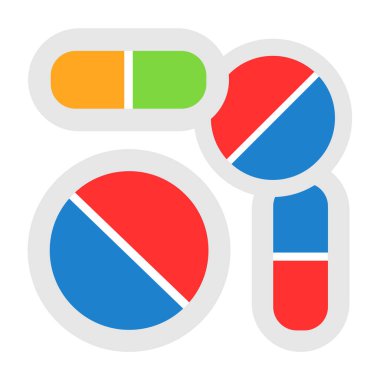 Seo simgesinin vektör illüstrasyonu