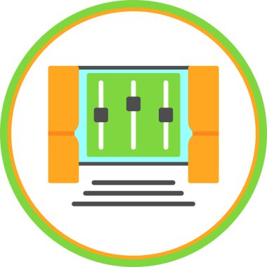 Modern simgenin vektör illüstrasyonu, simge