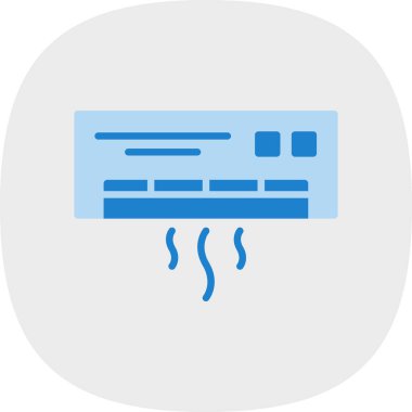 Klima renk çizgisi simgesi