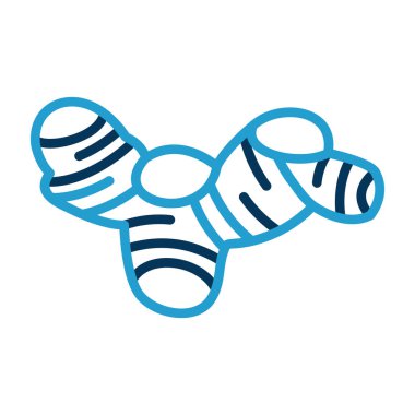 Hayvan izi vektör simgesi. düzenlenebilir çizgi