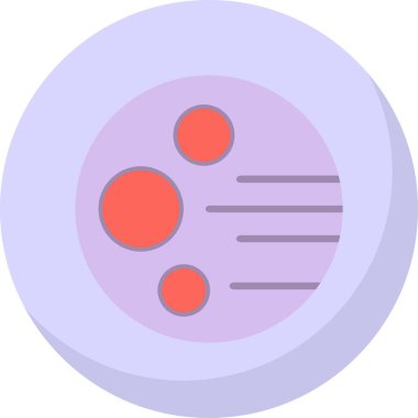 gezegen simgesi, vektör illüstrasyonu basit tasarım