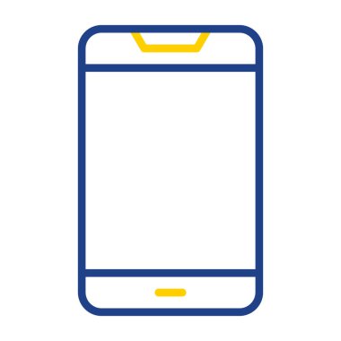 Akıllı telefon simgesinin vektör illüstrasyonu 