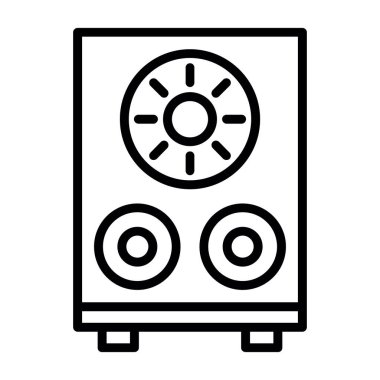 vektör sözcüsü Simgesi illüstrasyonu 