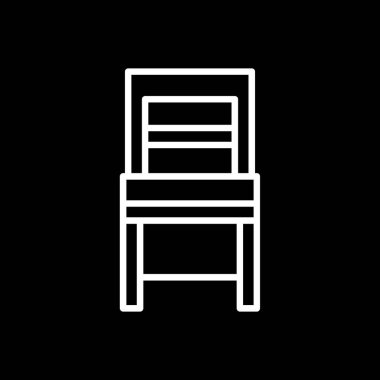 sandalye simgesi çizimi