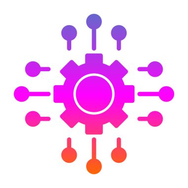 Virüs ikonu vektör illüstrasyonu