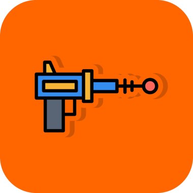 silah vektörü illüstrasyon simgesi tasarım elementi