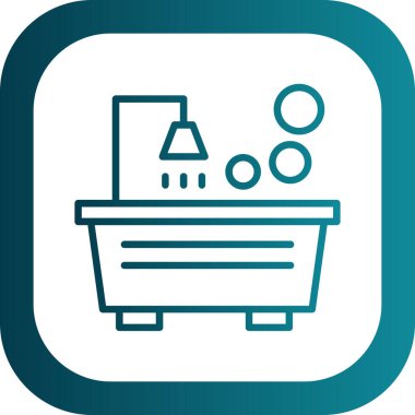 Alışveriş arabası simgesinin vektör çizimi