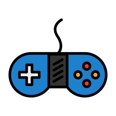 Gamepad Konsol vektör illüstrasyonu