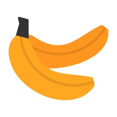 muz ikonu. vektör çizimi tasarımı 