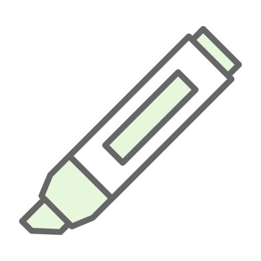 Vurgulama simgesi vektör illüstrasyonu