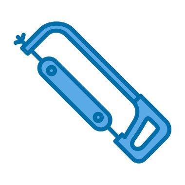 Düz Demir Testere aracı vektör illüstrasyonu