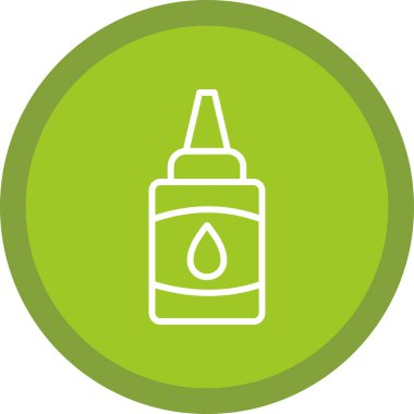 Yapıştırıcı web simgesi, basit vektör illüstrasyonu