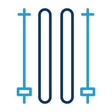 Modern oto tamir simgesinin vektör illüstrasyonu