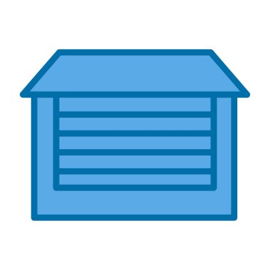 garaj simgesi vektör illüstrasyonu