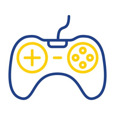 oyun konsolu simgesi, vektör illüstrasyonu, Dijital oyun sembolü 