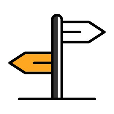 Ok simgesi. düz illüstrasyon vektörü