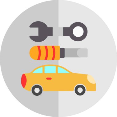 Düz biçimli otomatik tamir simgesi