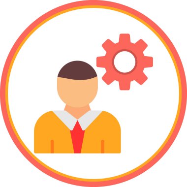 Employee businessman icon vector illustration