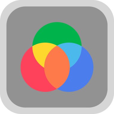 Basit grafik simgesi vektör illüstrasyonu