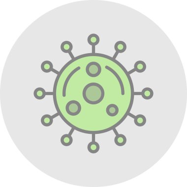 Virüs. Web simgesi basit illüstrasyon 