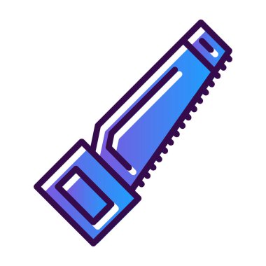 Modern El Testere simgesinin vektör çizimi              