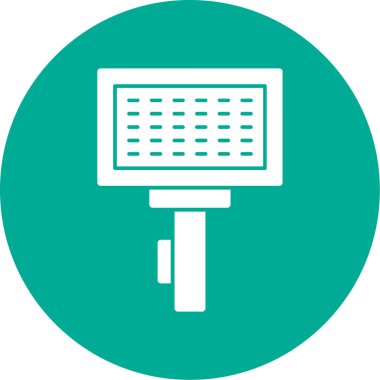 fırça ağ ikonu vektör illüstrasyonu