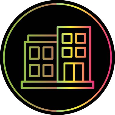 modern yapı web simgesi, vektör illüstrasyonu