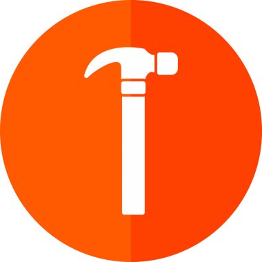 Çekiç sembolü vektör illüstrasyonu                                            