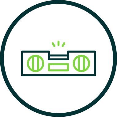 Moda Biçimli Batarya Simgesi İzole Arkaplan