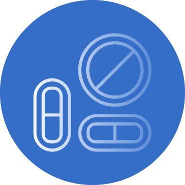 Haplar. Web simgesi basit illüstrasyon