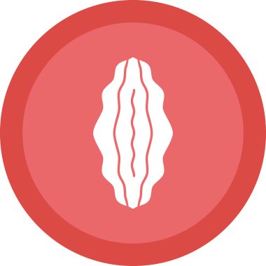 Biftek simge vektör çizim