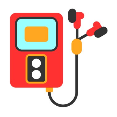 Taşınabilir hoparlör simgesi, vektör illüstrasyonu