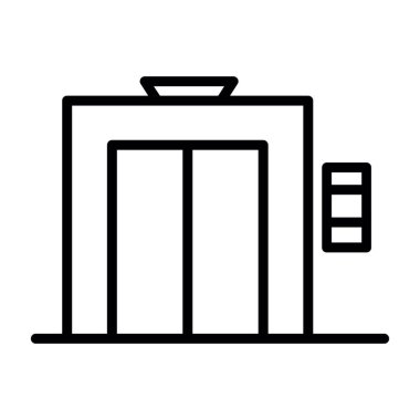 kahve vektörü ince çizgi simgesi