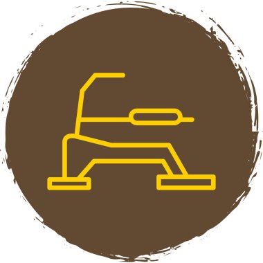 Spor salonundaki bir adamın vektör çizimi