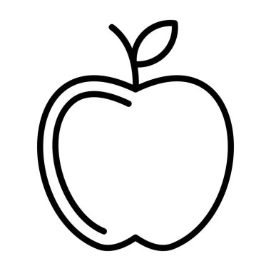 elma meyve vektörü simgesi