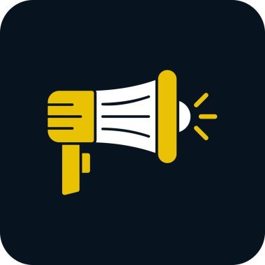 Beyaz arkaplanda ana hatlı hoparlör simgesi izole edildi. ses sistemi simgesi. Halka açık konuşma balonu. Halka açık. vektör.